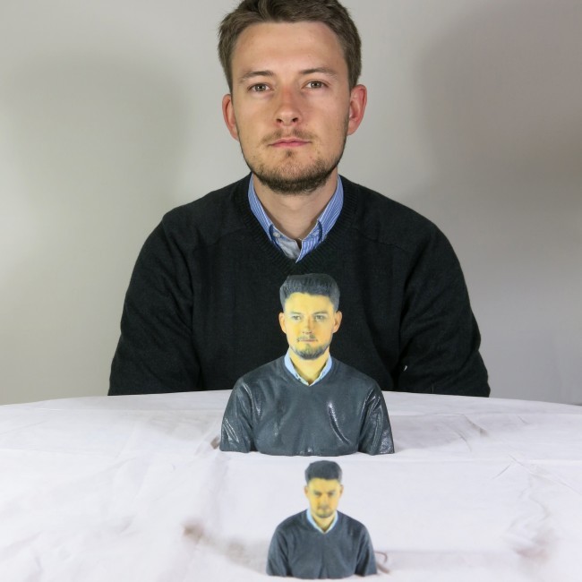 3D Printed Selfie by Sculpteo