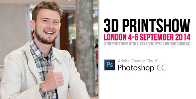 Sculpteo to present on Photoshop at the 3D Printshow London