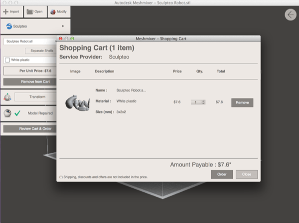 meshmixer:sculpteo 11