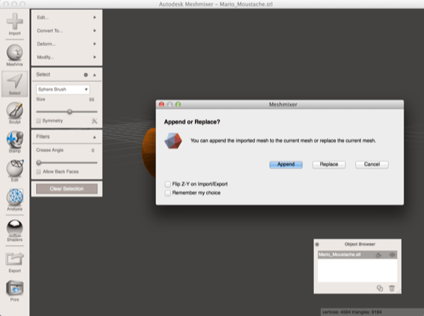 meshmixer:sculpteo 5