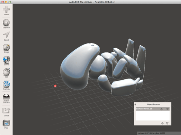 meshmixer:sculpteo 6