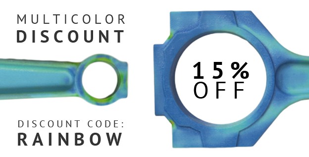 Discount on Multicolor Prints! | Sculpteo Blog