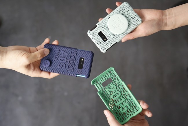 KDDI 3D printed case designs