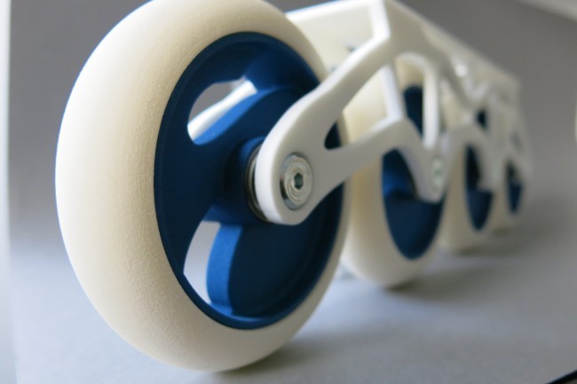 Close up on 3D printed wheel in TPU (polyurethane) by Sculpteo.JPG