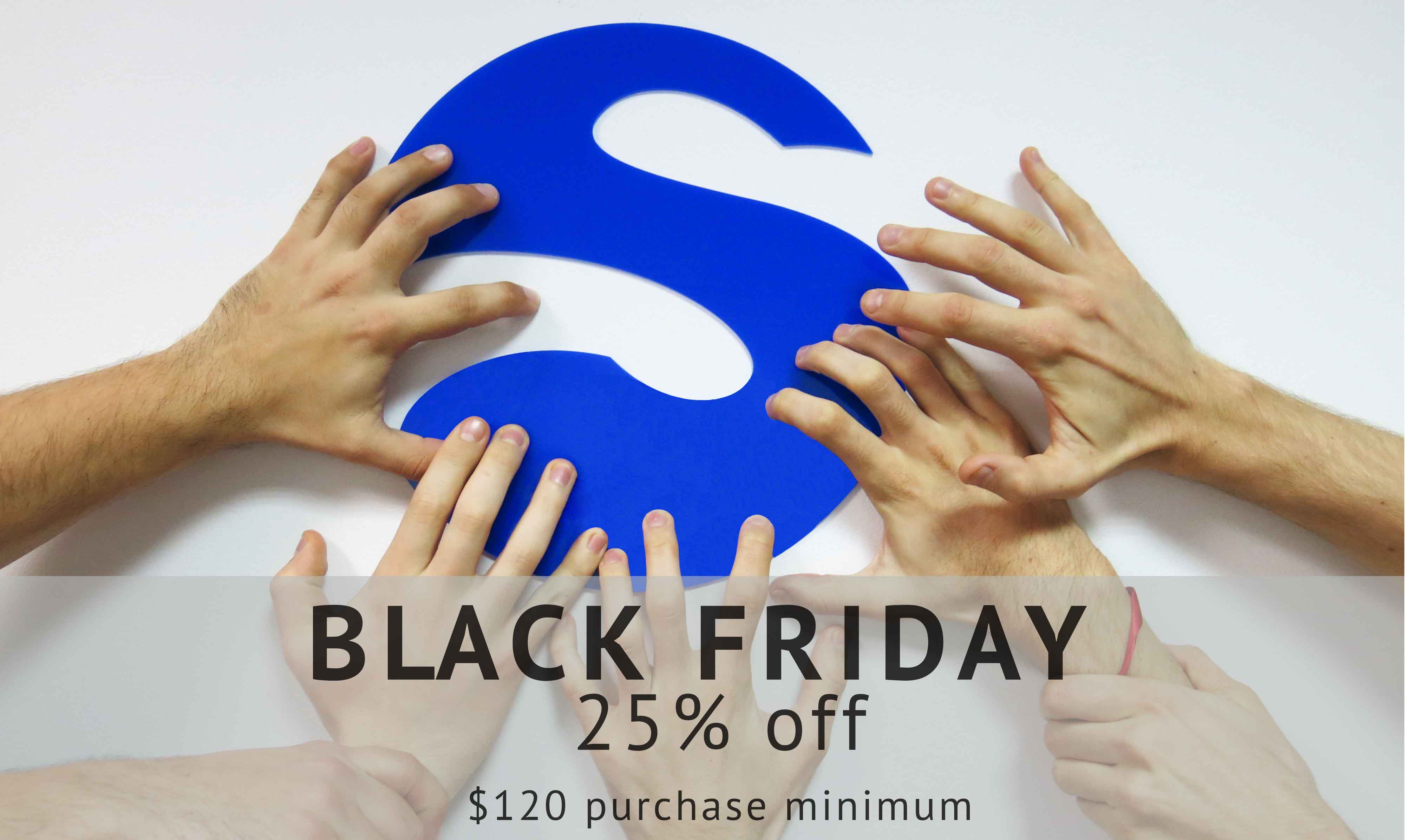 Black Friday: Get 25% Off on All your 3D Prints and Laser Cuts! | Sculpteo Blog
