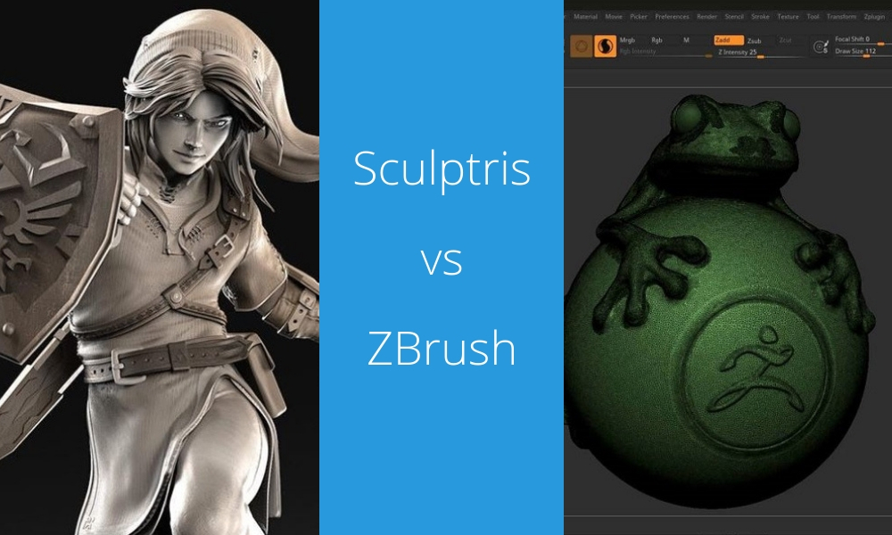 Battle of Software 2021: Sculptris vs ZBrush | Sculpteo Blog