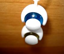 Pendentif à deux billes version 1