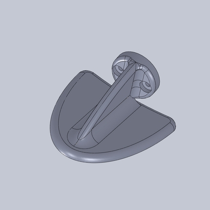 Support moteur pour aile volante type Nüri (version allégée)