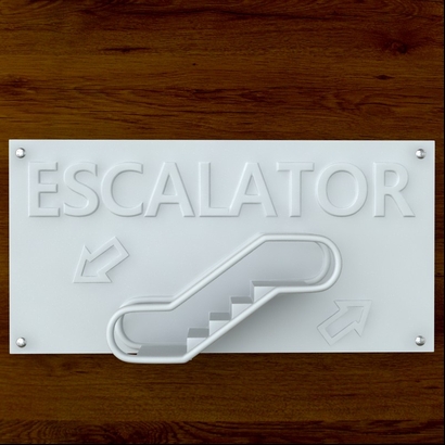 Escalator Sign