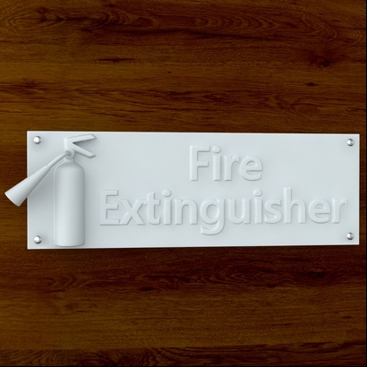 Fire Extinguisher Sign
