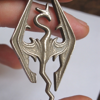 Pendentif inspiré Skyrim - Le symbole impérial -