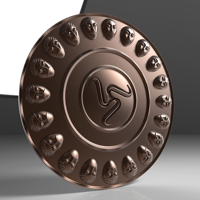 Falera, celtic ornament