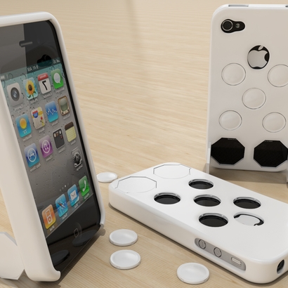 Iphone 4 case custom button