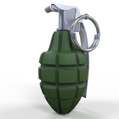 Hand grenade Keyring