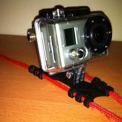 GoProV2 kite line mount