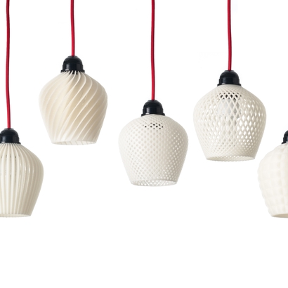 Blades lamp shade