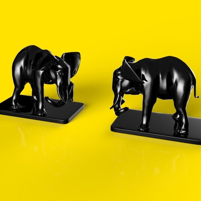 Elephant Bookholder (right side)