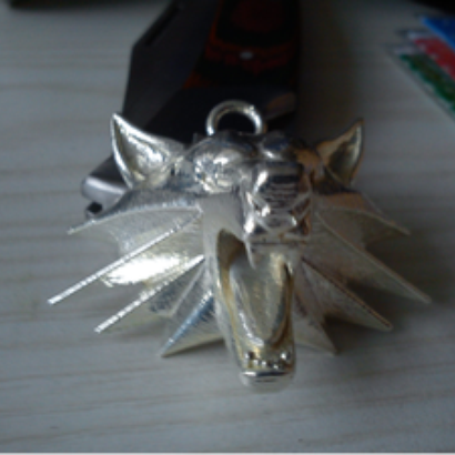 Witcher's Wolf Head Medallion