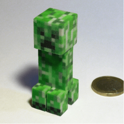 With TheCraft and Sculpteo, 3D Print Minecraft Skins