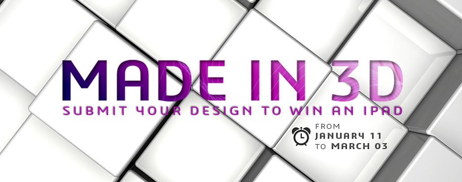 Made in 3D Challenge’s Design Guidelines: Time to play !
