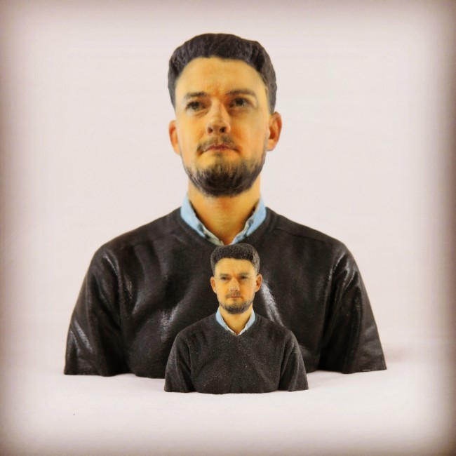3D Printed Selfie by Sculpteo