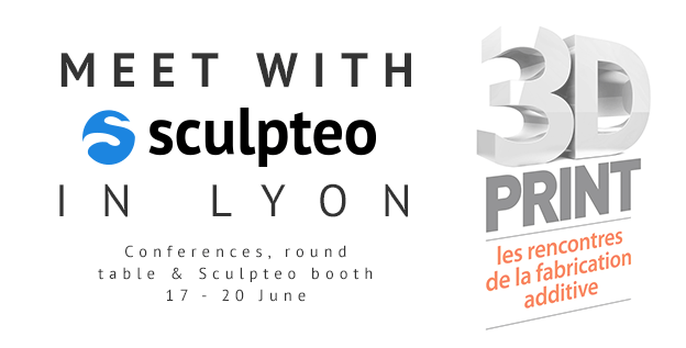 Talk, Round Table & Sculpteo Booth at the 3D Print Exhibition in Lyon