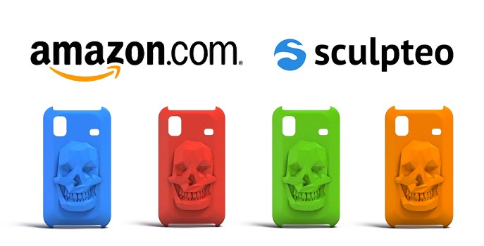 Sculpteo’s 3D printed products from designers now available on Amazon.com