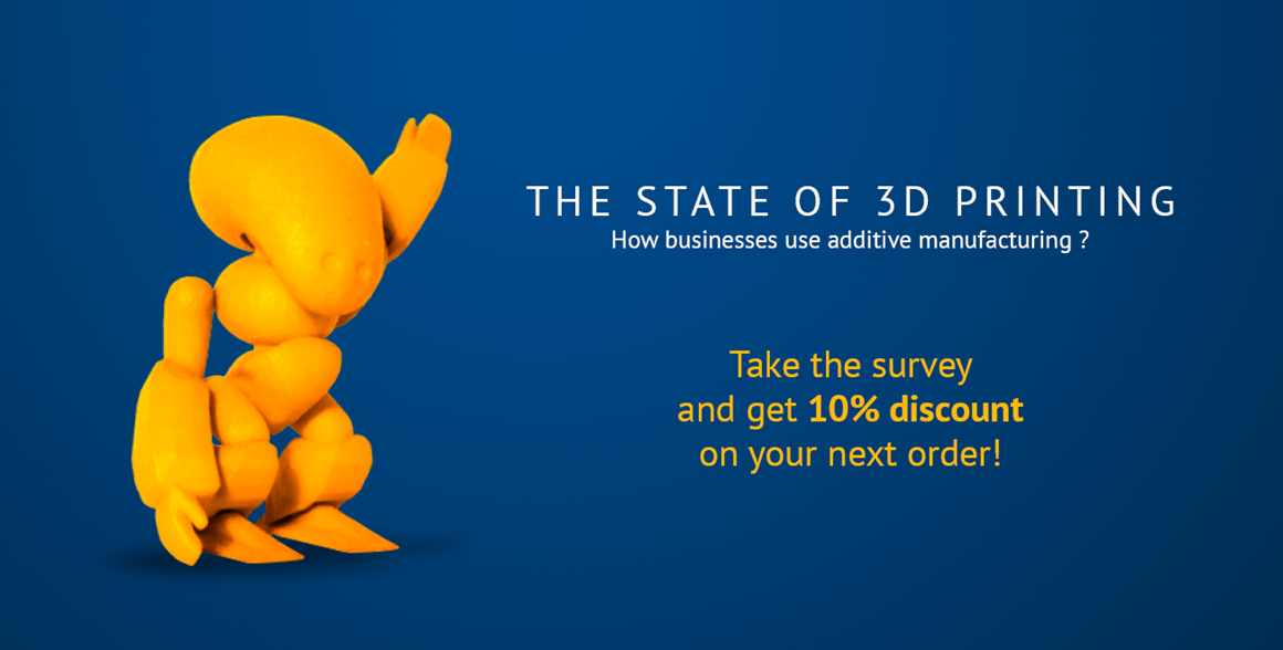 How do you use 3D printing? Join our survey and benchmark yourself