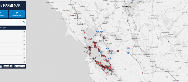 Find the hackerspace close to you with the Makermap