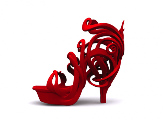 art nouveau shoe Genghis pinshape