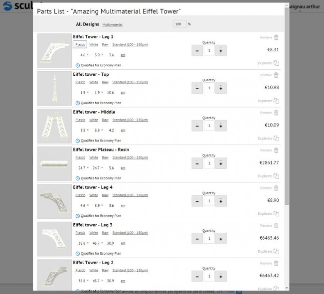 new multimaterial 3D printing feature list of items