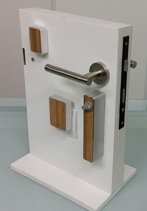 Mounted prototype of the IKILOCK presented at CES 2016