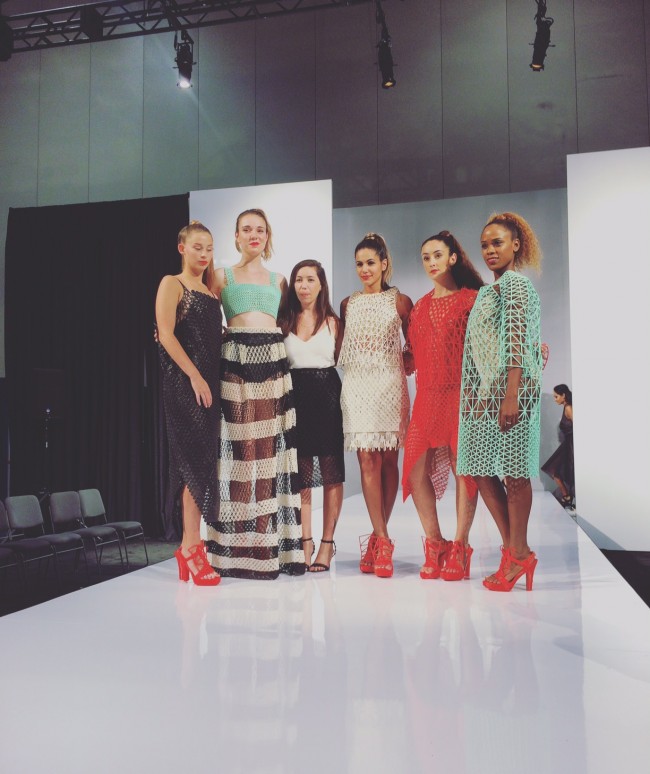 Danit Peleg and her models at RAPID