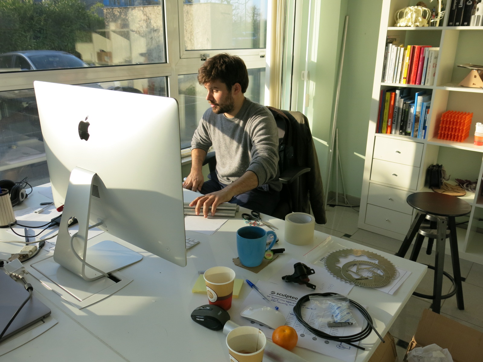 Alexandre d'Orsetti designing the Darwin Bike