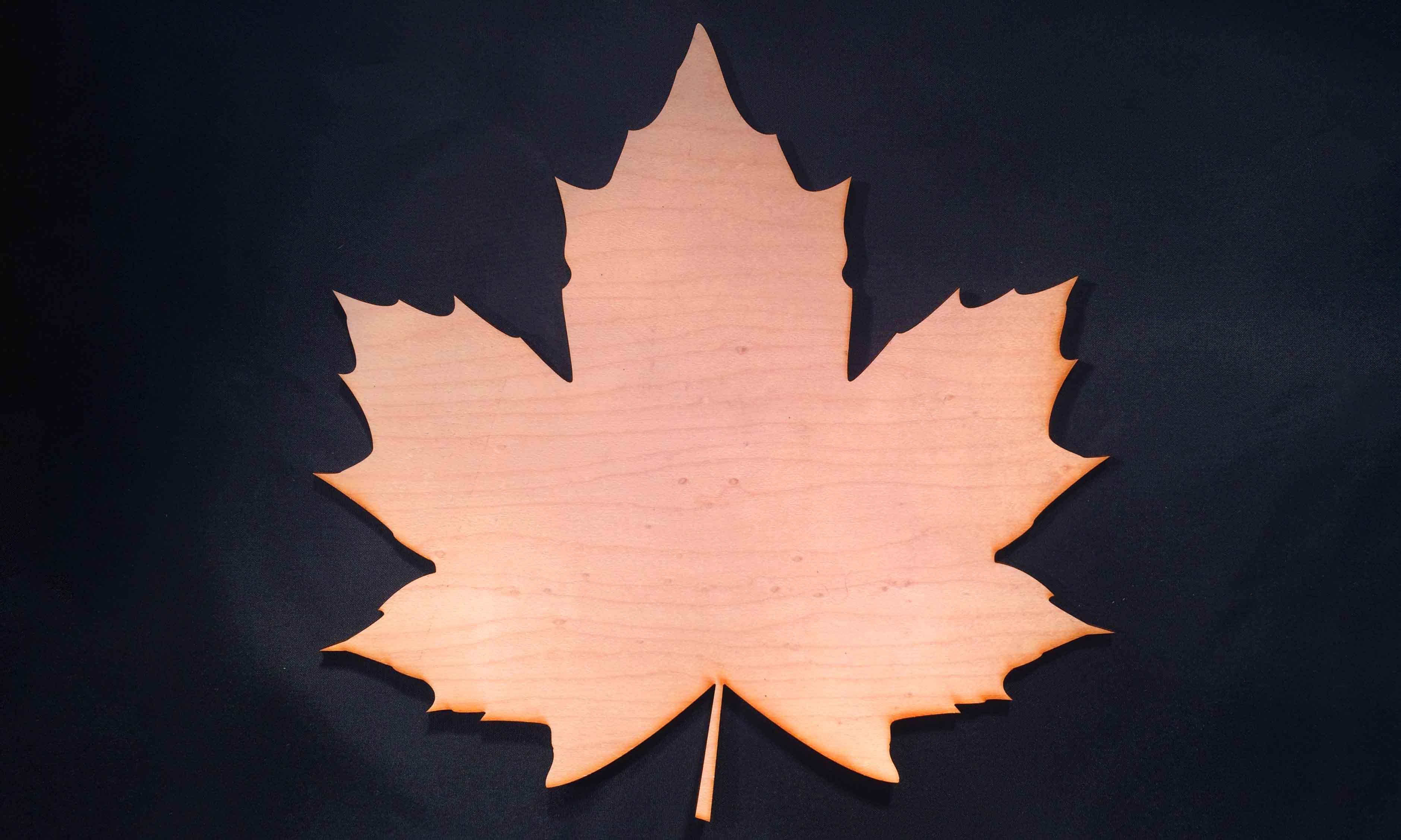 Maple laser cut 