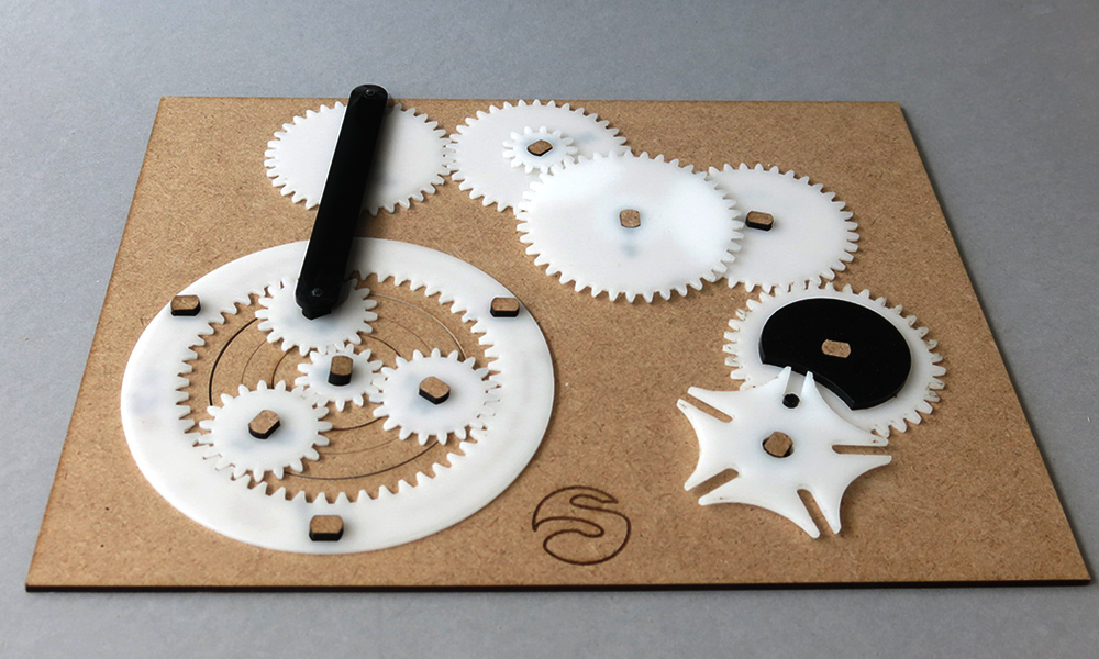 From 3D printed gears to functional mechanism