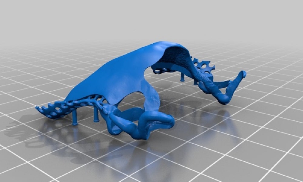 dragon on 3d modeling software