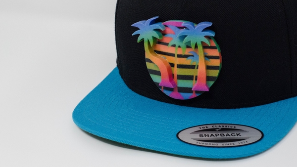 Florence The Machine Logo 3D Printed Adjustable Sandwich Baseball Hat Hip Hop Snapback Hat Black 