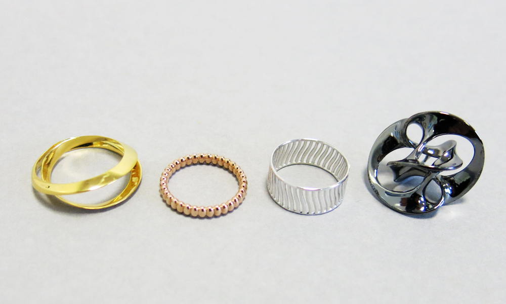 New metal finishes for our Brass 3D printing material