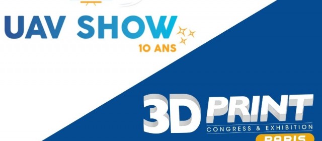 Venez nous rencontrer lors de l’UAV Show et du 3D Print Paris en octobre !