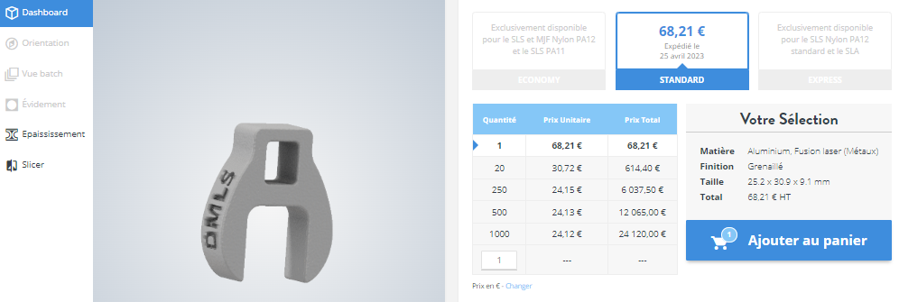 dmls price update fr