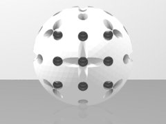 Boule trouée