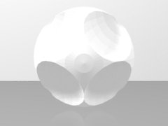 Dé 8 faces sphere
