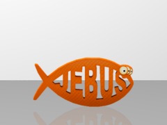 MF_Jebus Fish sculpBlack