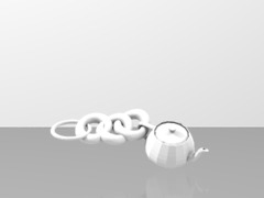 3ds max teapot keyring