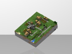 Minecraft big NPC village