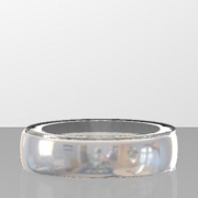 plain band ring 2 smaller less chunky band 20x20 mm