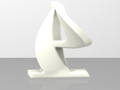P_ Twisted Letter