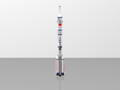 Long March 2F Rocket  1/250
