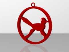 Road Runner Pendant Round
